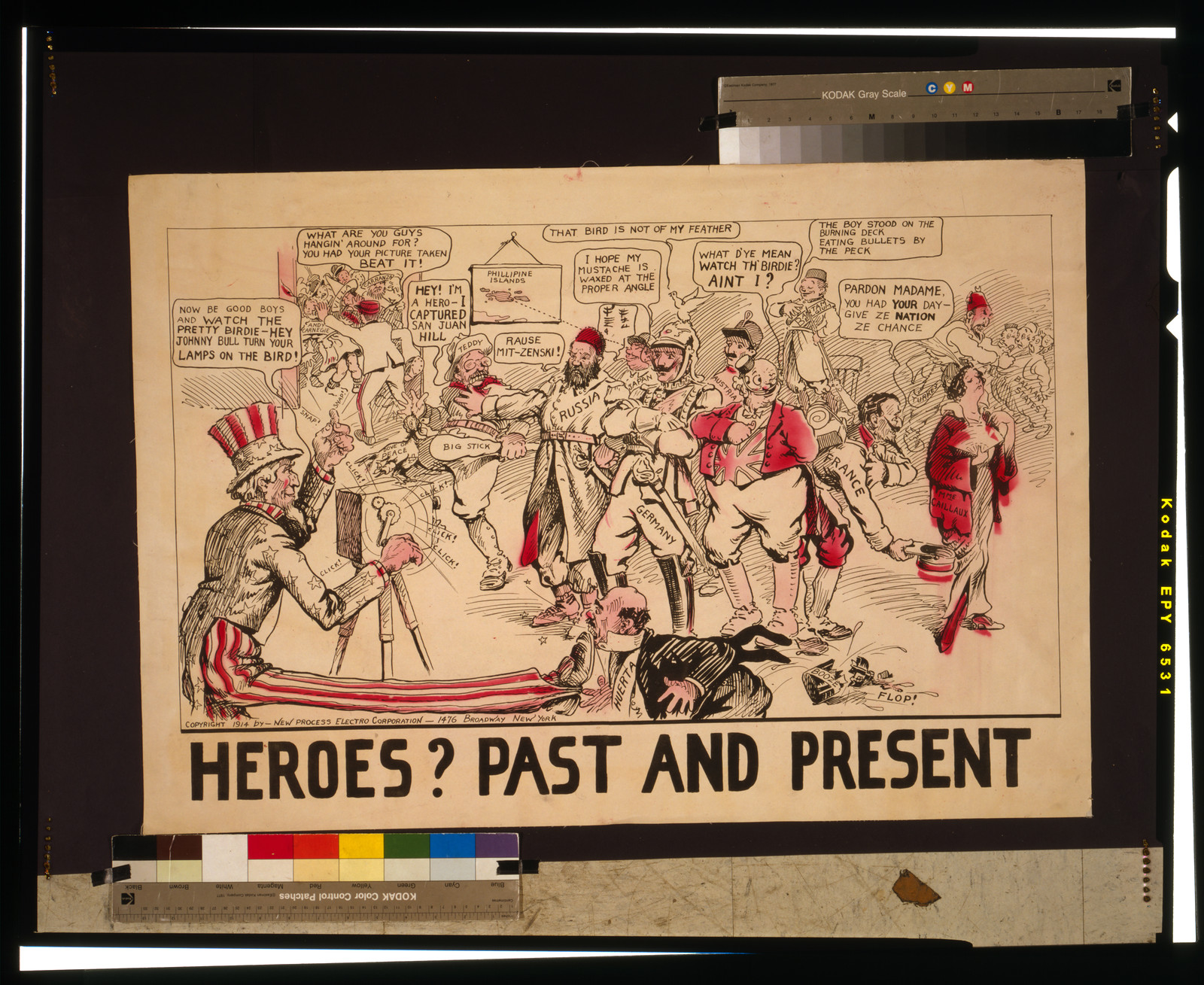 Heroes? past and present, c1914. — vintage poster