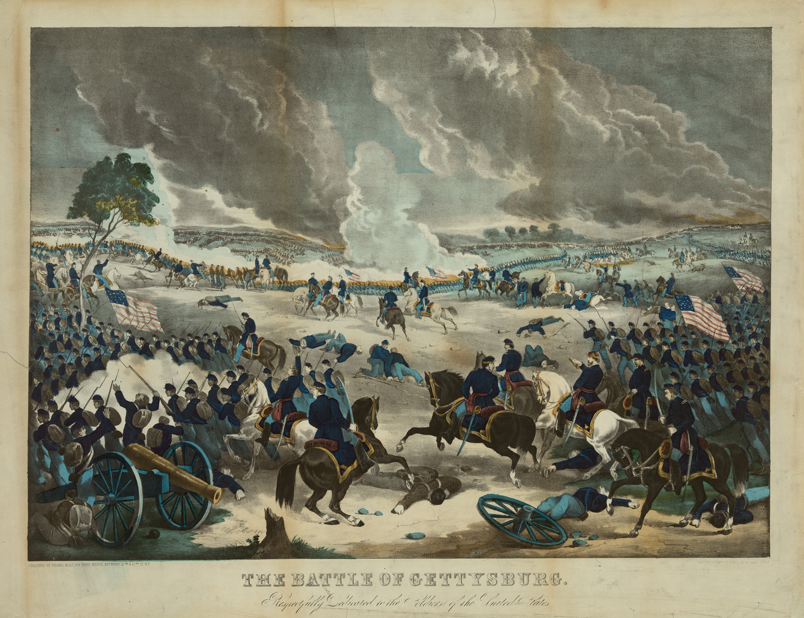 The Battle of Gettysburg — historic image