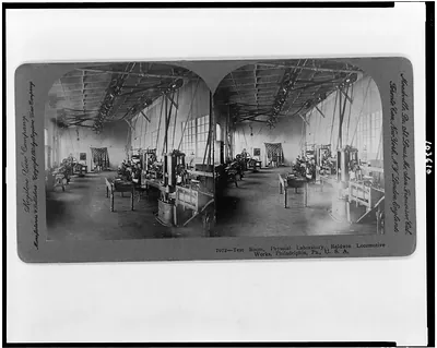 Test room physical laboratory Baldwin Locomotive Works Philadelphia Pa. U.S.A.
