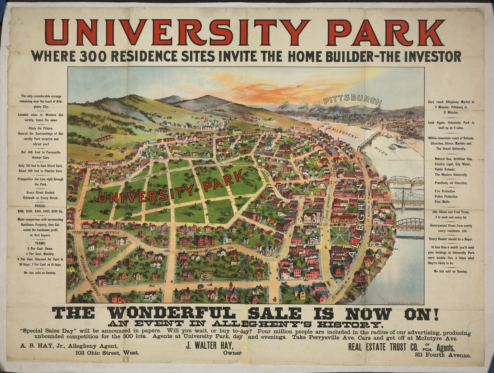 University Park: Where 300 Residence Sites Invite the Home Builder — historic image