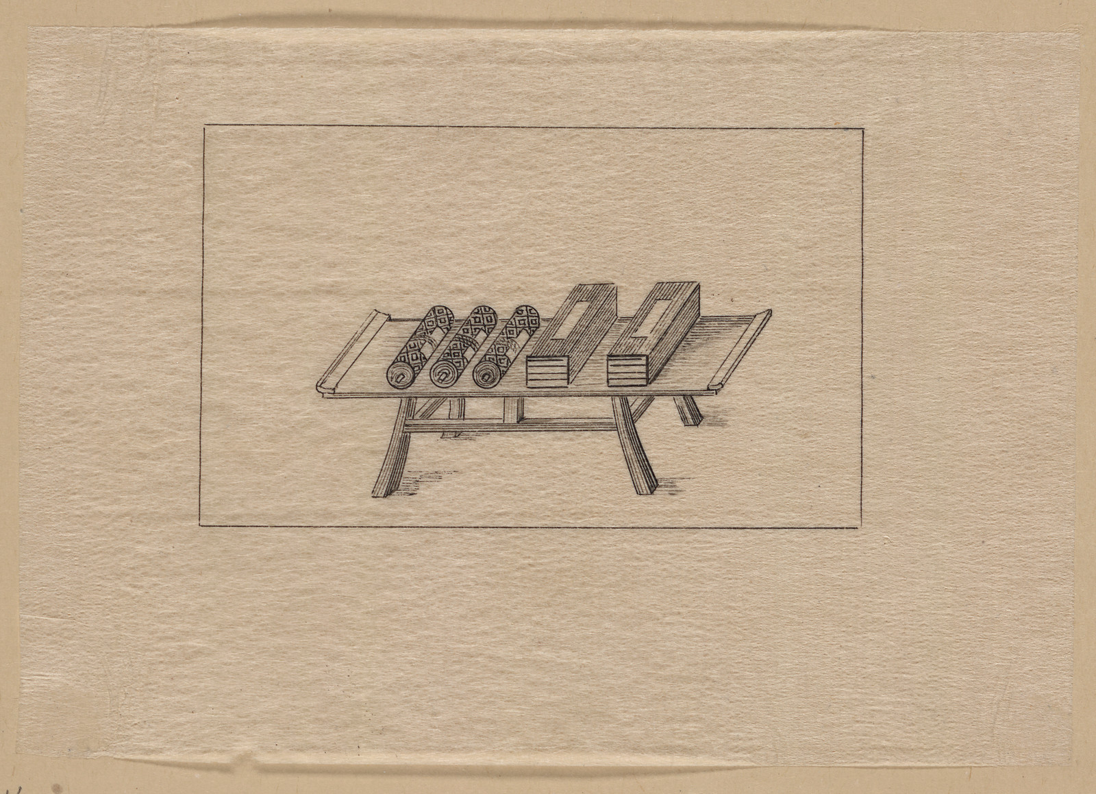[Japanese drawing], 1750 — historic drawing