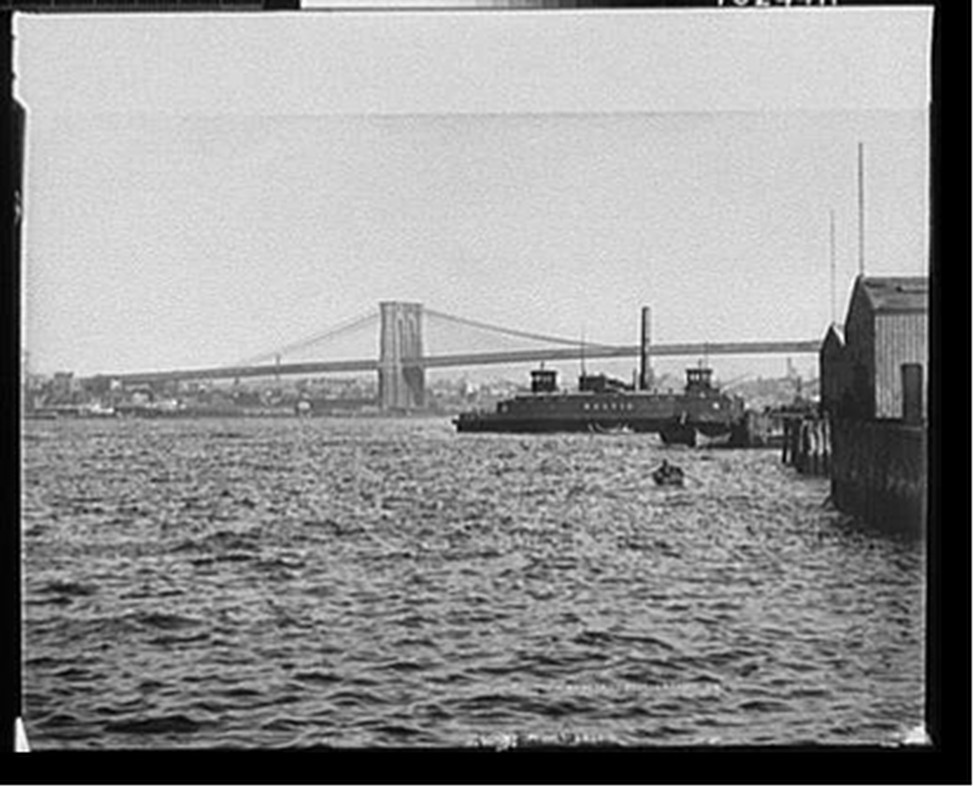 New York from Brooklyn, c1901. — historic photograph