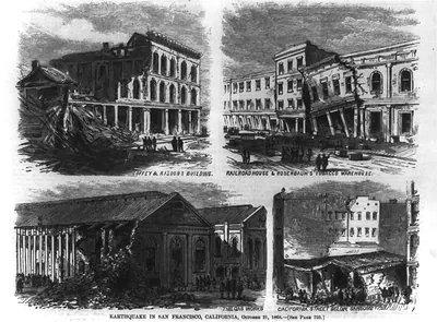 Earthquake in San Francisco, California, Oct. 21, 1868