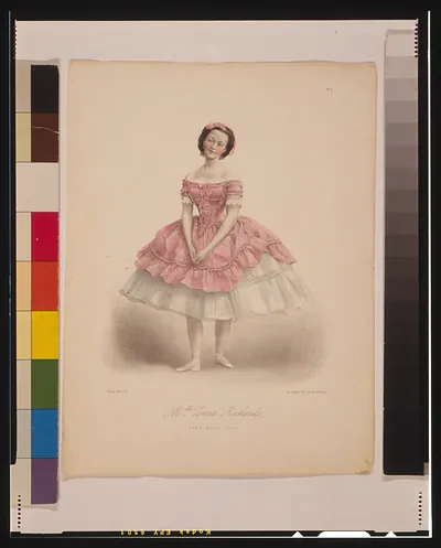 Mlle. Lina(?) Richard, dans Marco Spada / Alophe del. et lith. ; imp. Auguste Bry.