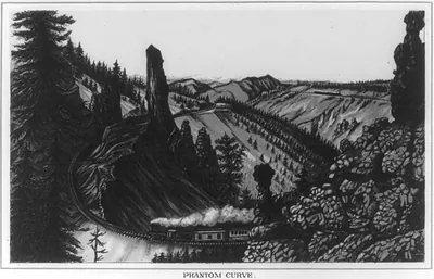 Phantom Curve [on Denver & Rio Grande Railroad, Colo.]