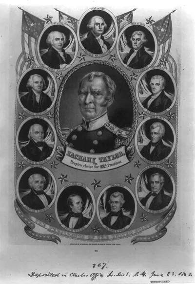 Zachary Taylor, the people's choice for 12th president