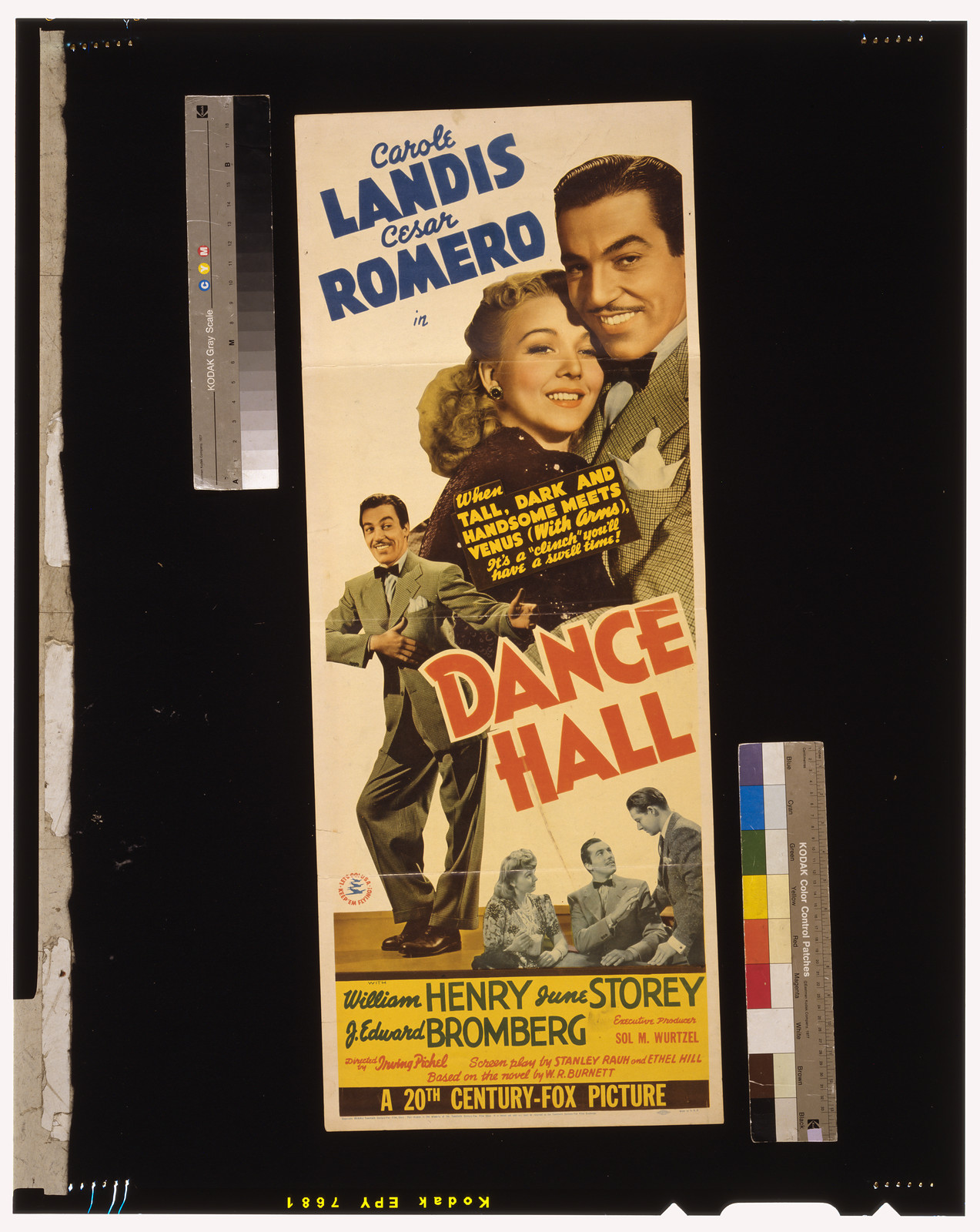 Dance hall — vintage poster