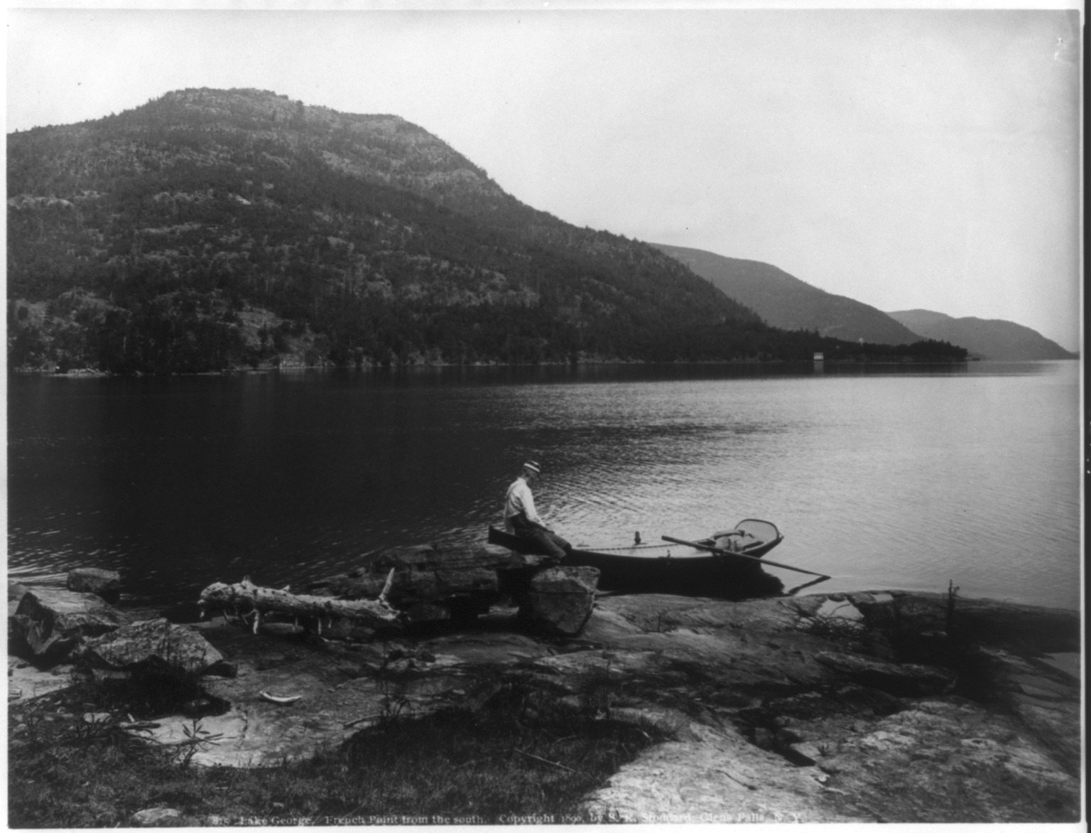 Lake George. French Point from the south, c1890. — historic photograph