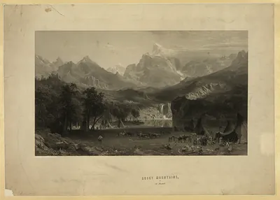 Rocky Mountains / ABierstadt 1863.