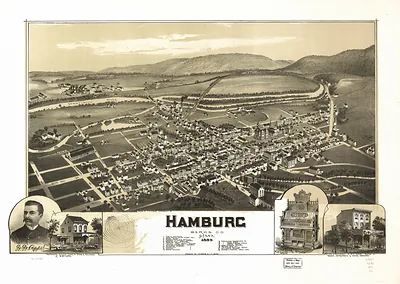 Hamburg, Pennsylvania, 1889