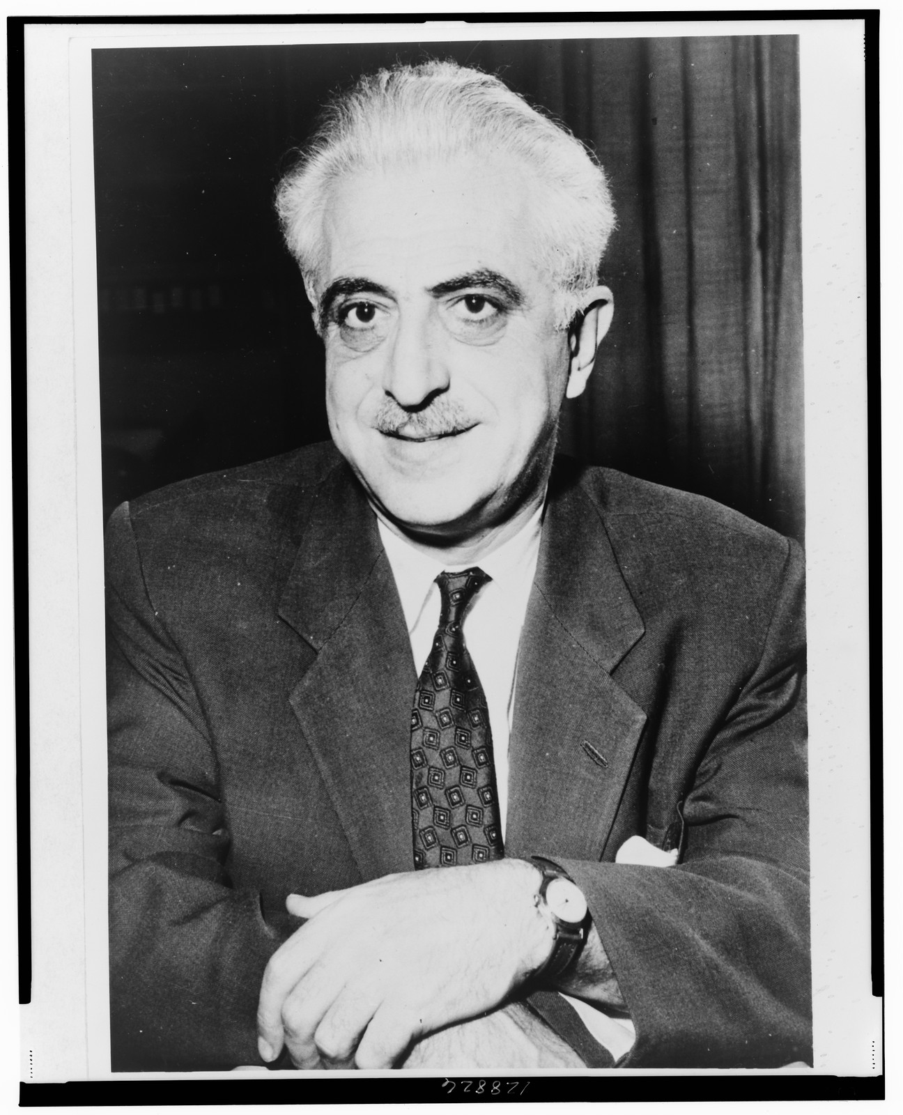 [Dr. Gregory Pincus, head-and-shoulders portrait, facing front] — historic photograph