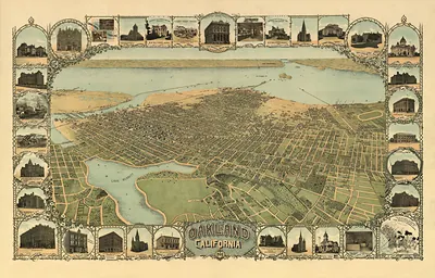 CA Oakland 1900 MAP