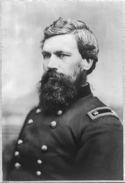 [Oliver Otis Howard, 1830-1909, bust portrait, facing left; in uniform]