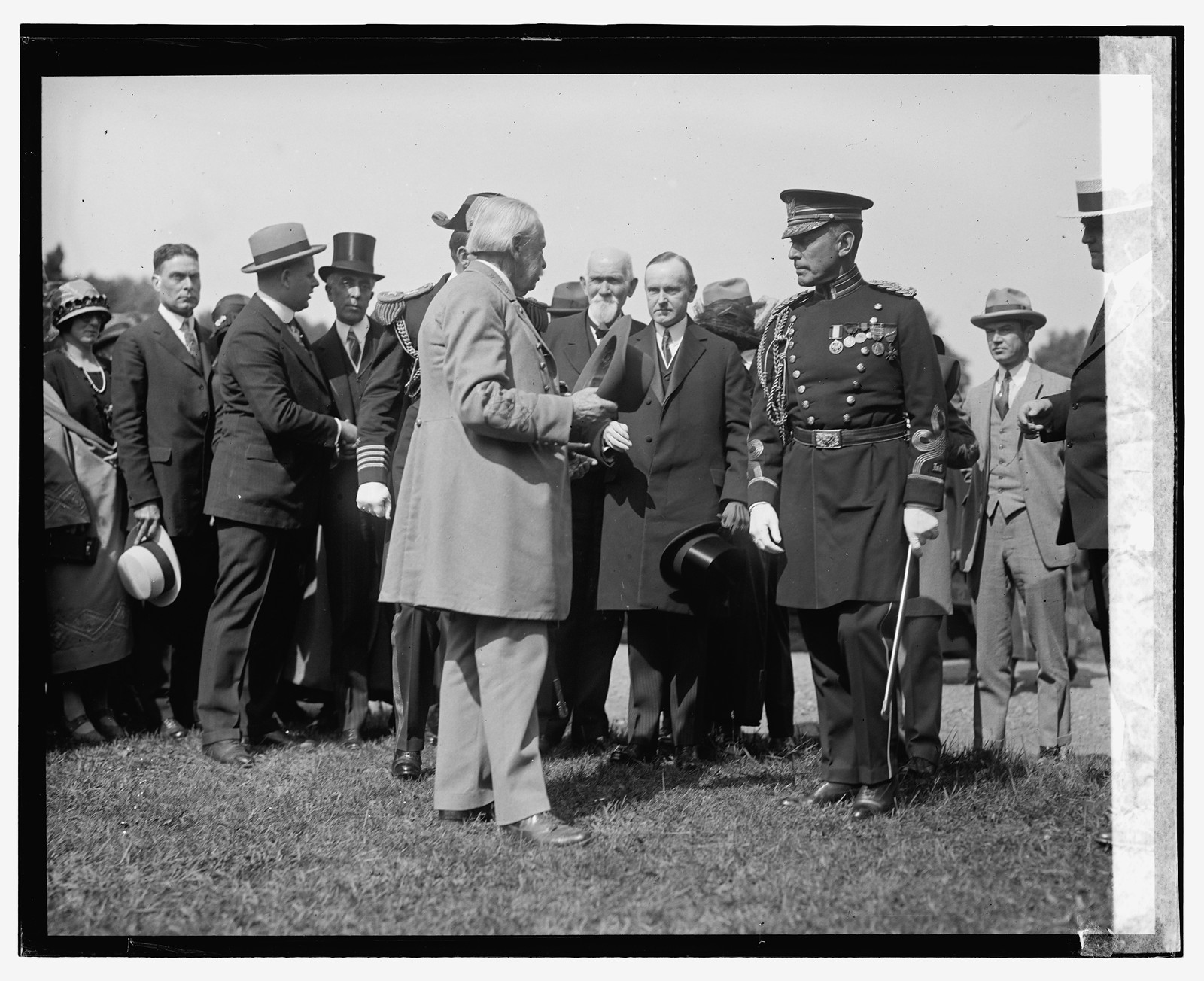 Coolidge at Arlington, [5/25/24], [1924 May 25] — historic photograph