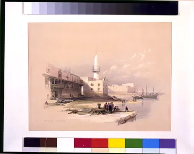 Quay at Suez Febrary 11th 1839 / David Roberts, R.A.