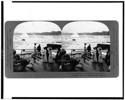 Niagara rapids above the falls, Niagara Falls, N.Y.