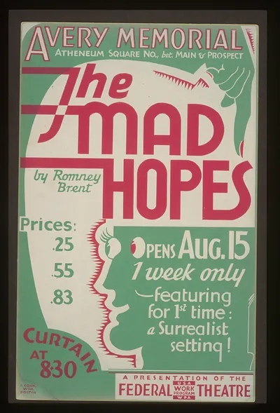 The mad hopes by Romney Brent featuring for 1st time (S) a Surrealist setting!