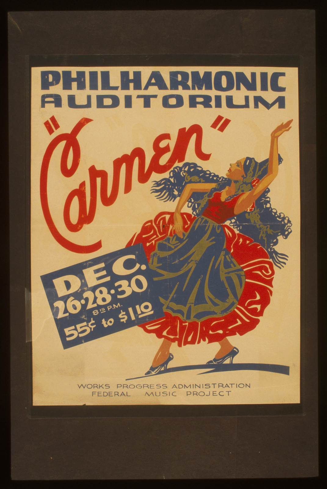 Carmen, 1936 — vintage poster