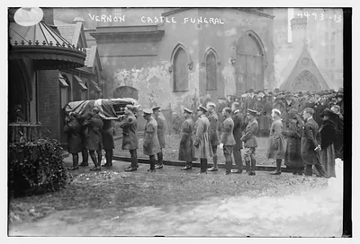Vernon Castle funeral