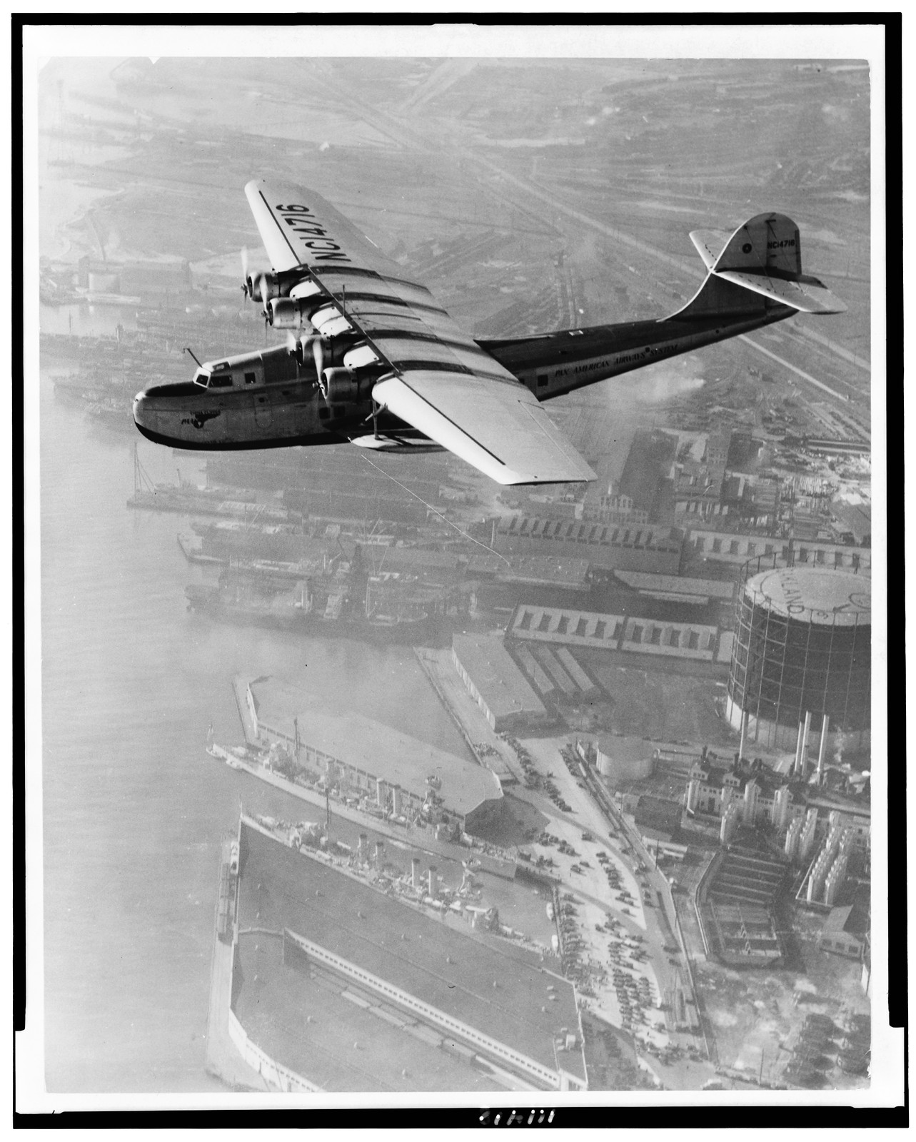 Aerialviewof Pan American Airways — historic image