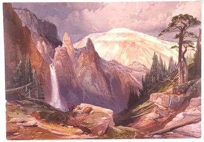 Tower Falls and Sulphur Mountain, Yellowstone / TM ; Prang's American Chromo.