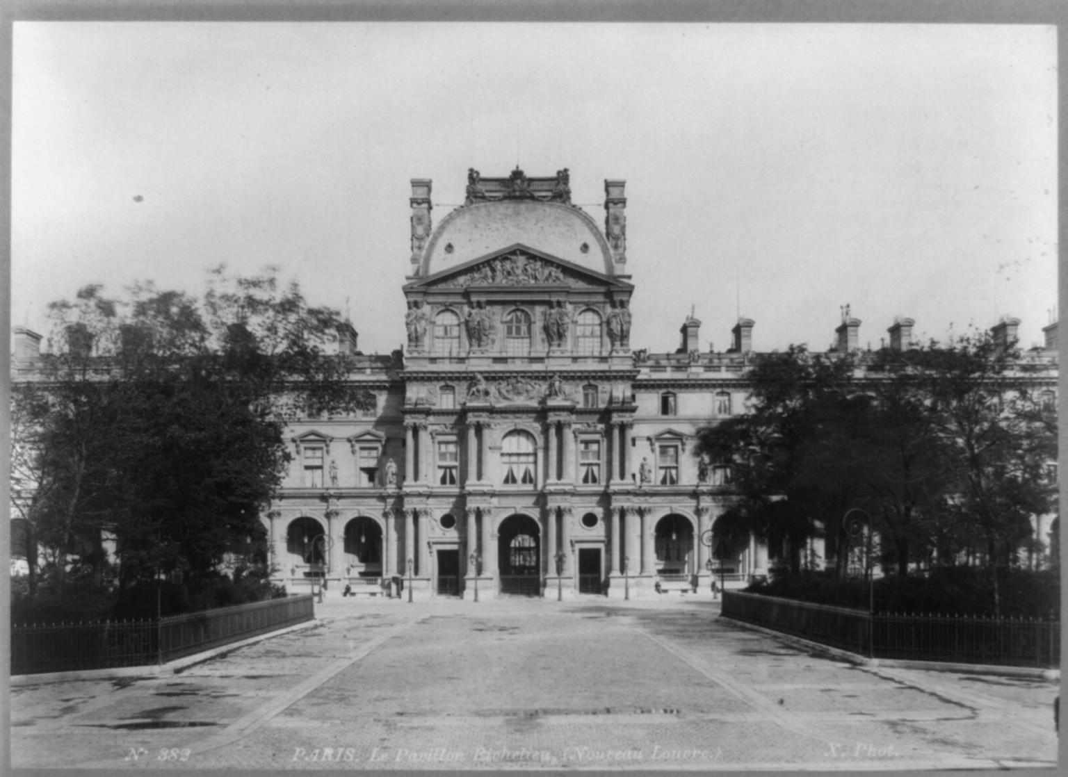 Paris, the Pavilion Richelieu, Louvre, [no date recorded on caption card] — historic photograph