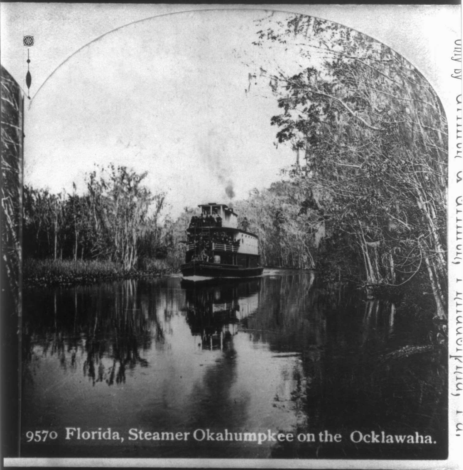 Florida, Steamer Okahumpkee on the Ocklawaha, c1892 May 13. — historic photograph