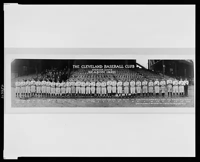 The Cleveland baseball club, American League, season 1920