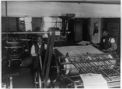 [Press room of the Planet newspaper, Richmond, Virginia]