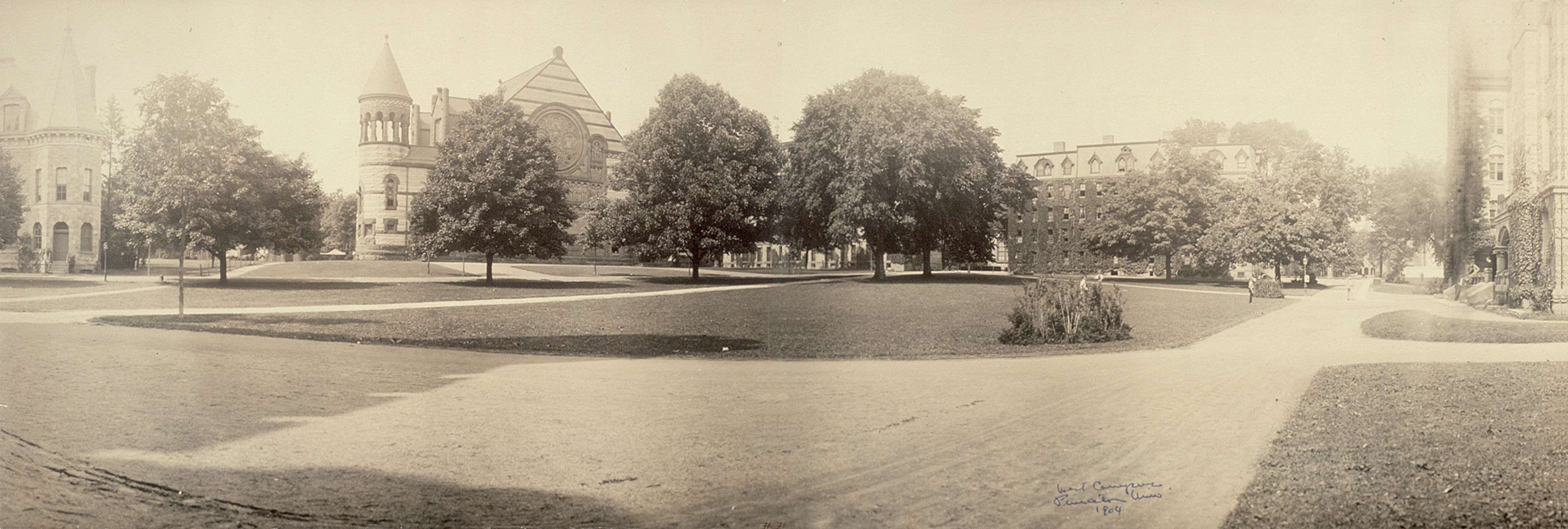 West campus, Princeton Univ, New Jersey, 1904 — historic image