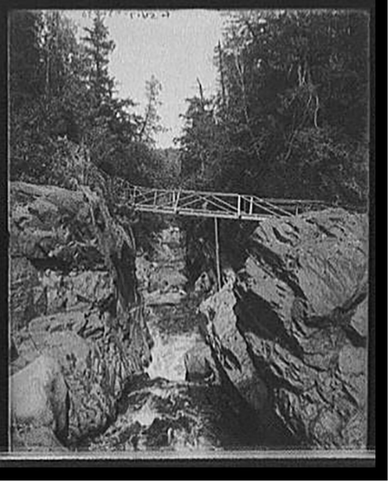 [Lake Placid, Wilmington High Falls, the flume, Adirondacks, N.Y.], [between 1905 and 1920] — historic photograph