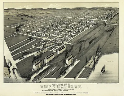 West Superior, Wisconsin, 1887