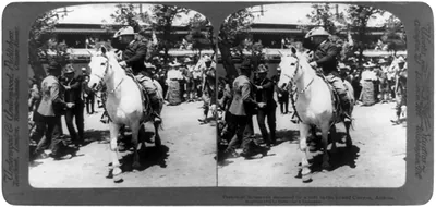 President [Theodore] Roosevelt mounted for a ride in the Grand Canyon, Arizona