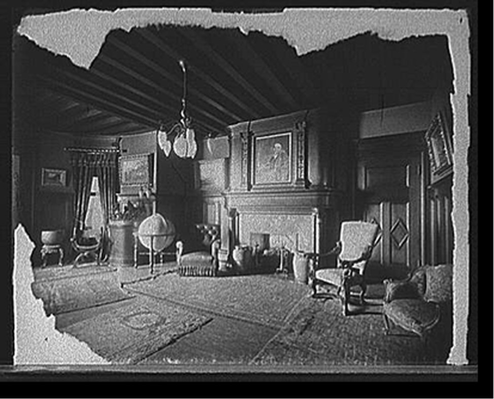 [Hiram Walker & Sons, reception room, Walkerville, Ont.], [between 1895 and 1899] — historic photograph