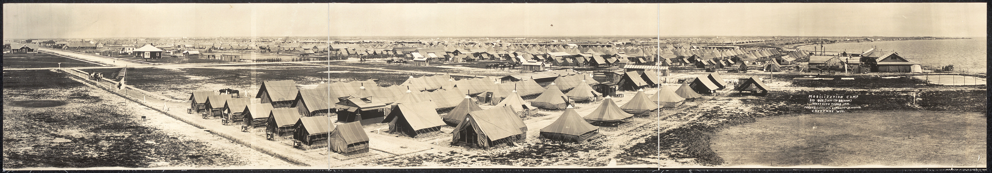 2nd Div. less 5th Brigade, Texas City, 1914, 1914 — historic image