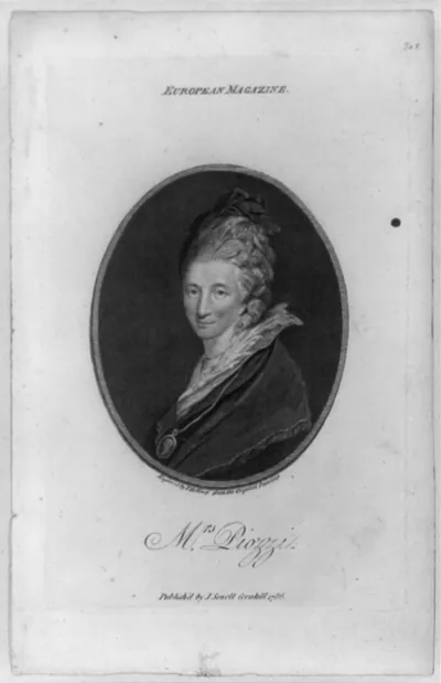 Mrs. Piozzi, (afterwards Mrs. Thrale)