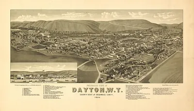 Dayton, Washington, 1884