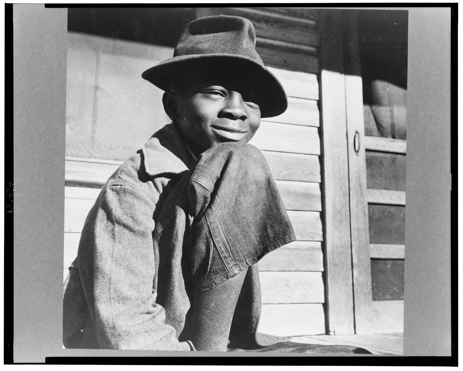 Daytona Beach, Florida. Young boy whose ambition is to become a soldier, 1943 Feb. — historic photograph