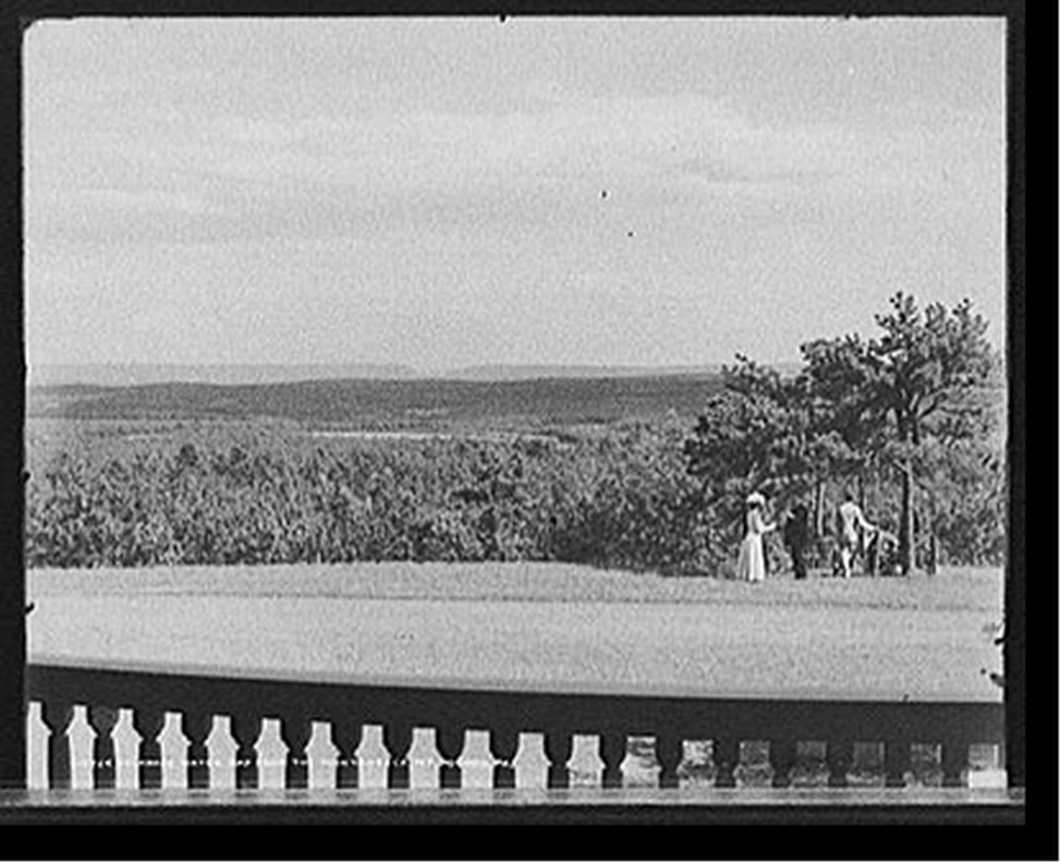Delaware Water Gap from the Montanesca, Mt. Pocono, Pa., c1905. — historic photograph