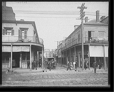 Italian headquarters, Madison St., New Orleans, La.