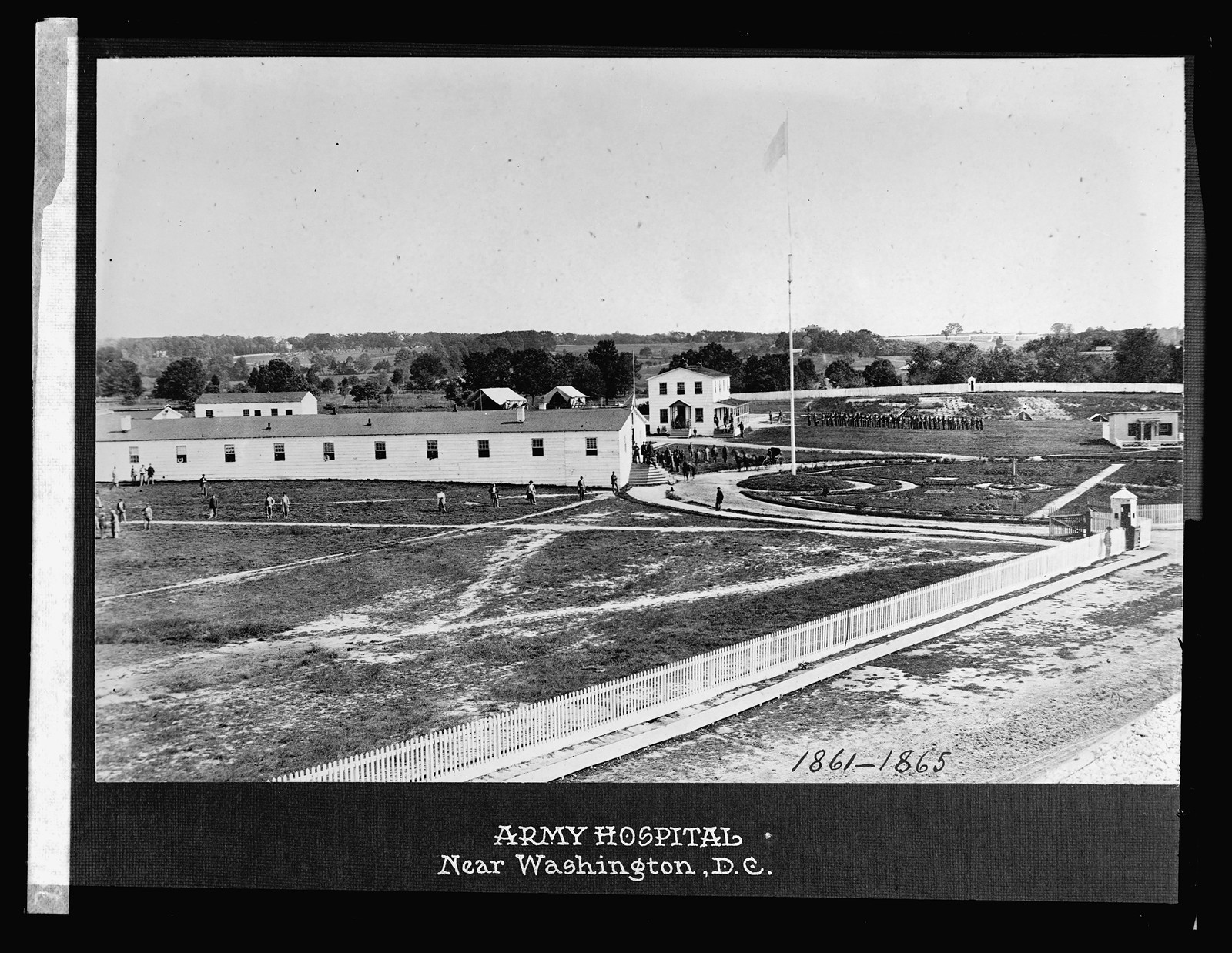 Army Hospital near Washington, D.C, 1861-1865, 1861-1865. — historic photograph