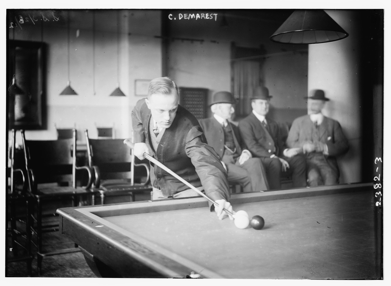 C. Demarest pool, n/a — historic photograph