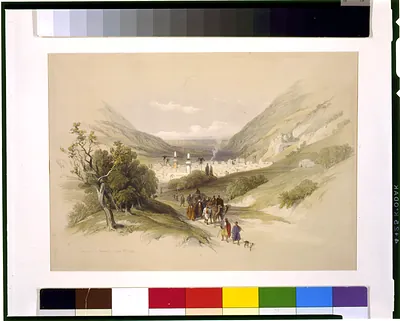 Entrance to Nablous April 17th 1839