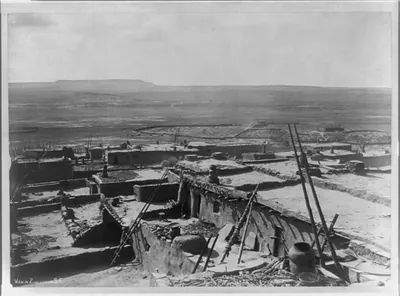 View in Zuni looking S.E.