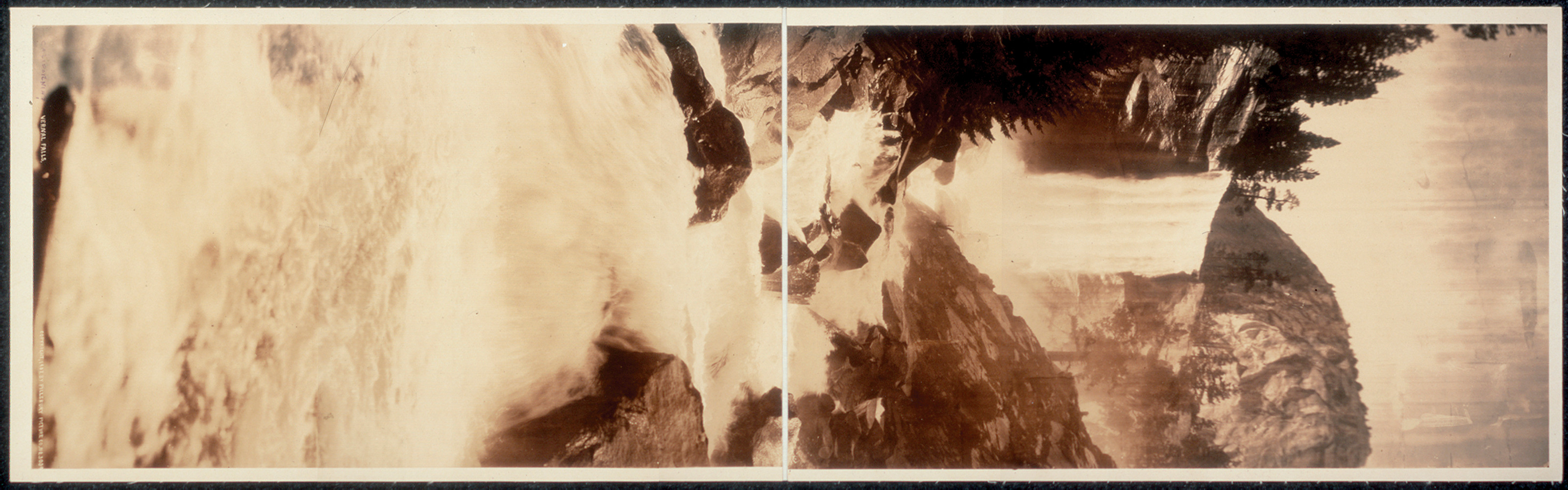 Vernal Falls Yosemite, California, 1908, 1908 — historic image