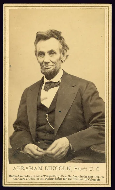 Abraham Lincoln, Pres't U.S. Alexander Gardner, photographer to the Army of the Potomac, Washington, D.C. Phillip & Solomons
