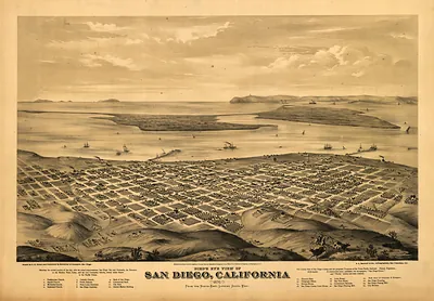 SanDiego, California, 1876