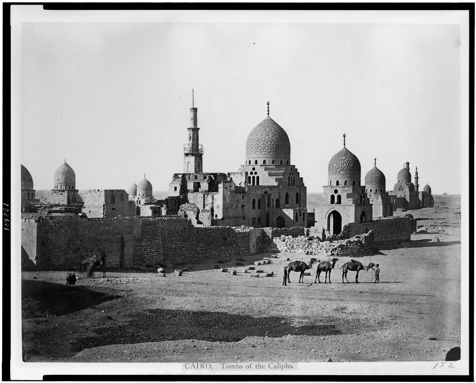 Cairo. Tombs of the caliphs, [between 1860 and 1890] — historic print