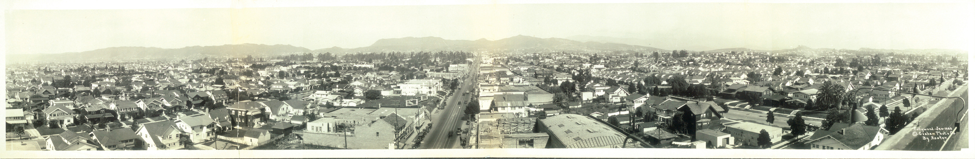 Hollywood 1923, California, 1923 — historic image