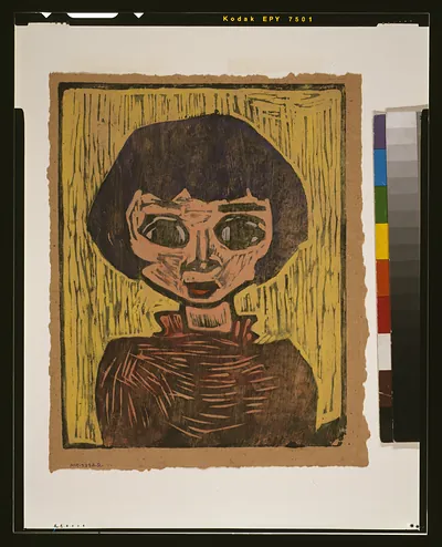 Refugee child / William H. Johnson.